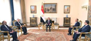 الرئيس السيسى يستقبل وزير الخارجية الإيراني ” عباس عراقجى “