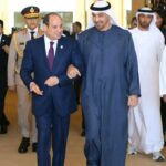 رئيس دولة الإمارات العربية المتحدة يستقبل الرئيس السيسى بمطار " أبوظبى الدولى