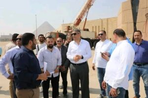 محافظ الجيزة يتفقد المراحل النهائية لأعمال التطوير بالمناطق المحيطة بالمتحف المصري الكبير والطرق المؤدية إليه