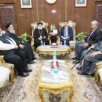 المنوفية: أبو ليمون يستقبل نيافة الأنبا بنيامين مطران المنوفية لتقديم التهنئة بالعيد القومي للمحافظة.