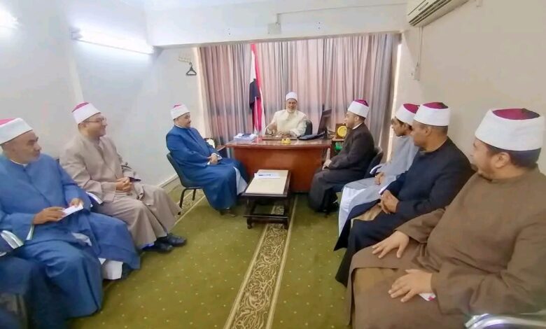 وكيل وزارة الأوقاف ببني سويف يقدم الشكر لقيادات الدعوة والمتابعة على جهودهم في تنظيم ساحات صلاة عيد الأضحى المبارك