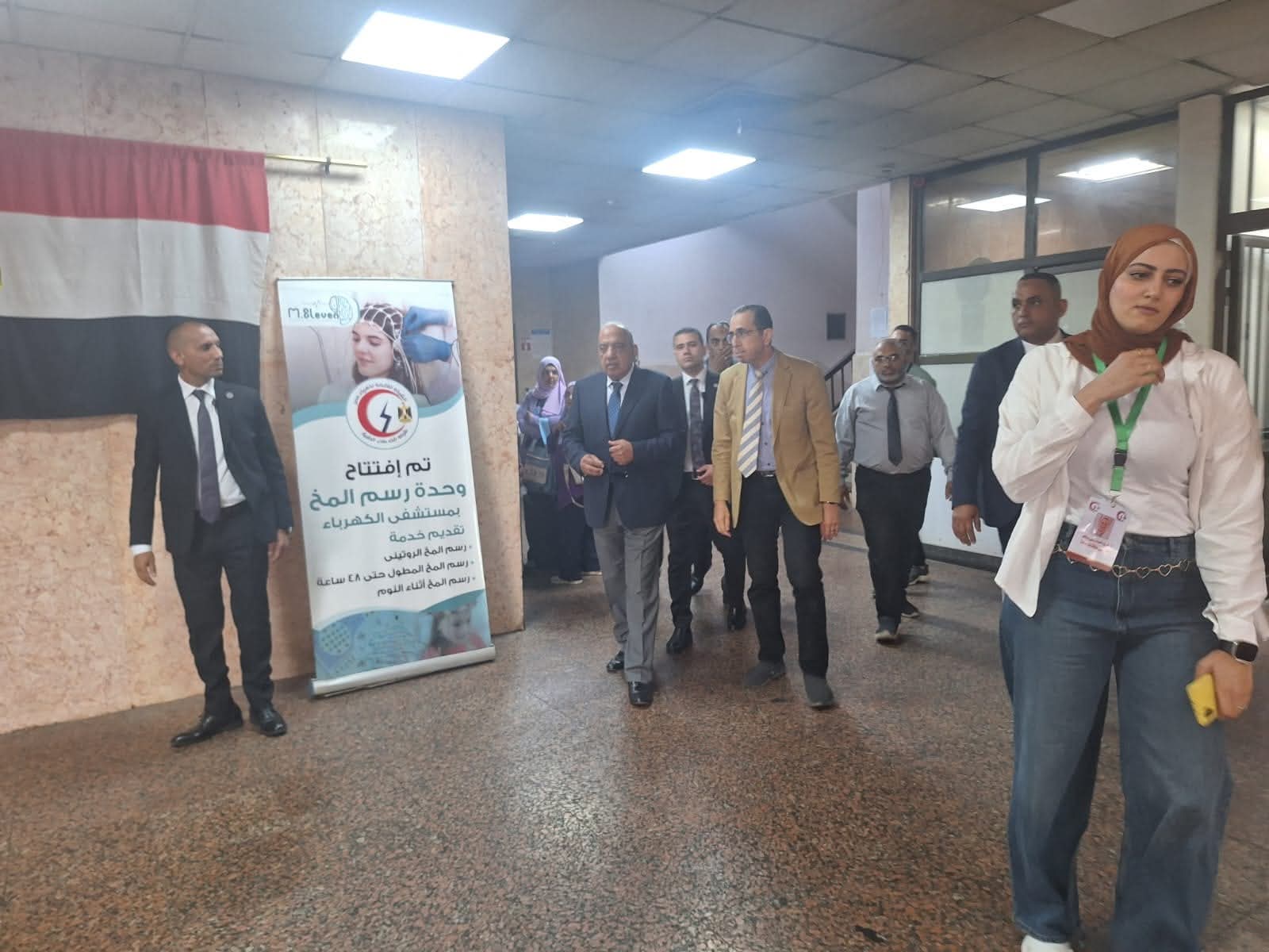 وزير الكهرباء والطاقة المتجددة يتفقد مستشفى الكهرباء بمنطقة ألماظة