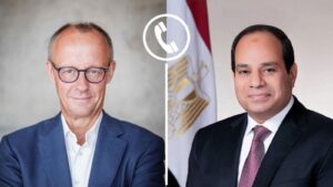 الرئيس السيسى يتصل هاتفيا بالمستشار الألمانى " ميرتز "