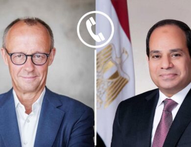 الرئيس السيسى يتصل هاتفيا بالمستشار الألمانى " ميرتز "