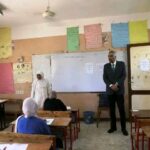 محافظ أسوان يتفقد عدد من اللجان الإمتحانية الفرعية بإدفو