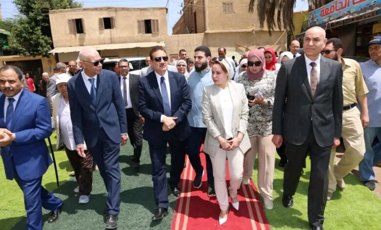 أمل غنيم: جهود متواصلة لحياة كريمة بالمنوفية في عيدها القومي.. ومحافظ المنوفية يدشن قافلة طبية متكاملة بمنشأة سلطان لخدمة الأهالي