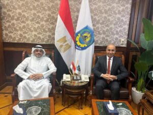 رئيس جامعة دمنهور يستقبل رئيس المكتب الثقافي بسفارة الكويت بالقاهرة
