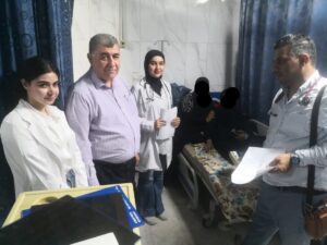 فرع الطب الباطني في كلية طب المستنصرية يجري الامتحان النهائي العملي السريري لطلبة المرحلة السادسة في ردهات مستشفى اليرموك التعليمي