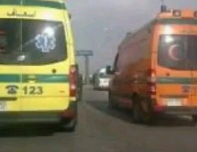 تصادم مروع على طريق الفيوم – القاهرة يسفر عن إصابة 5 أشخاص