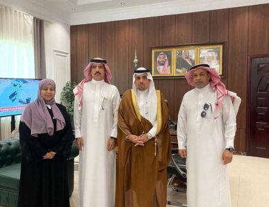زيارة فريق مشينا التطوعي لمحافظة خليص ولقاء سعادة المحافظ رجاء السلمي