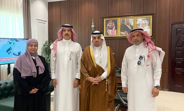 زيارة فريق مشينا التطوعي لمحافظة خليص ولقاء سعادة المحافظ رجاء السلمي