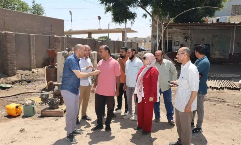 بني سويف: علام يتابع إجراءات تركيب وربط خط مياه لتدعيم الشبكة ورفع الضغوط ببعض قرى الفشن
