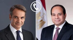 الرئيس السيسى يجرى أتصالا هاتفيا برئيس الوزراء اليوناني ” ميتسوتاكيس “