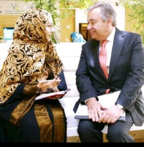 إختيار الإعلامية السودانية عايدة القمش مستشارة بالمنظمة الدولية للدفاع عن حقوق المرأة في أمريكا
