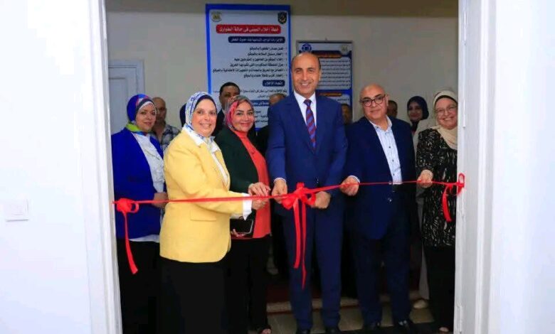 رئيس جامعة دمنهور يفتتح مشروع تطوير نظم تقييم الاختبارات العملية والشفهية بكلية التمريض