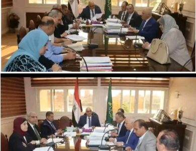 محافظ القليوبية يترأس اجتماع لجنة اختيار عدد من الوظائف القيادية.
