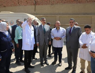 محافظ الجيزة يتفقد مستشفى الحوامدية العام للوقوف على جودة الخدمات الصحية المقدمة للمواطنين 
