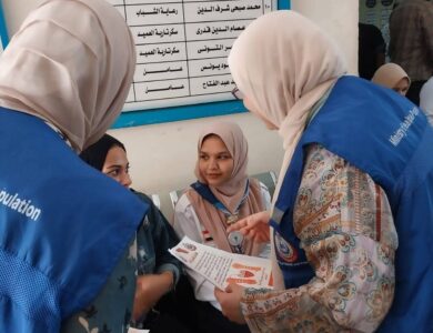 أنشطة مكثفة للثقافة الصحية بالمديرية والإدارات الصحية والمستشفيات للتعريف بالحملة والتعريف بفوائد التبرع بالدم