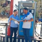 ضبط 63.000 الف لتر سولار وبنزين 80 تم التصرف فيهم ببيعهم في السوق السوداء وتحقيق ارباح غير مشروعه بحوش عيس