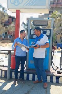 ضبط 63.000 الف لتر سولار وبنزين 80 تم التصرف فيهم ببيعهم في السوق السوداء وتحقيق ارباح غير مشروعه بحوش عيس
