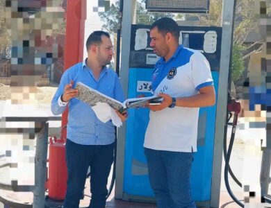 ضبط 63.000 الف لتر سولار وبنزين 80 تم التصرف فيهم ببيعهم في السوق السوداء وتحقيق ارباح غير مشروعه بحوش عيس