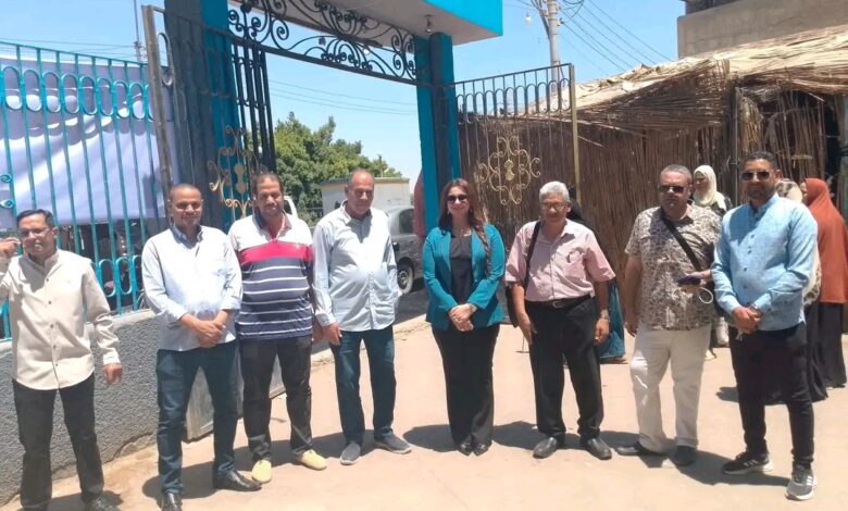 حزب مستقبل وطن ينظم اكبر قافلة طبية بنادي المراغة