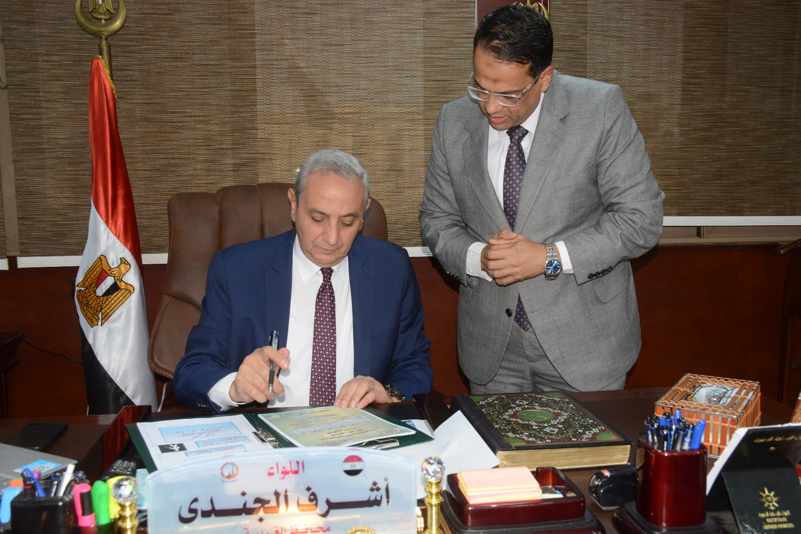 محافظ الغربية يعتمد نتيجة الشهادة الإعدادية بنسبة نجاح 76.8٪..