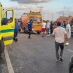 إصابة 4 أشخاص في انقلاب سيارة على طريق أسيوط الصحراوي بالفيوم بسبب السرعة الزائدة