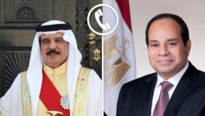 الرئيس السيسى يجرى أتصالا هاتفيا بالعاهل البحرين الملك " حمد بن عيسى "