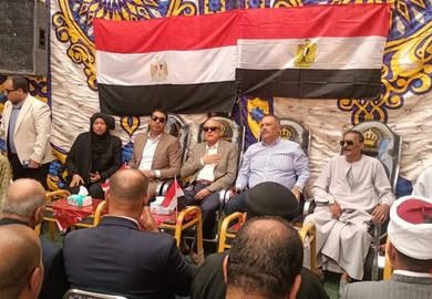 افتتاح محطة الصرف