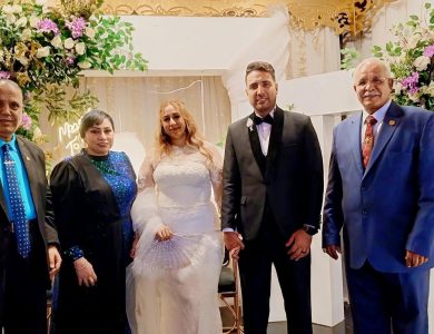 الاعلامي سيد العايق يهنئ عمرو و مروه الزفاف السعيد الدولية المحلية 