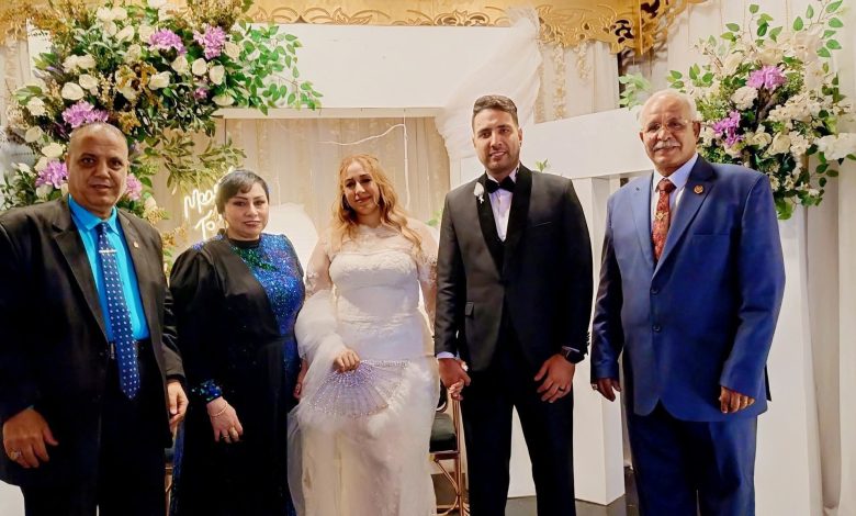 الاعلامي سيد العايق يهنئ عمرو و مروه الزفاف السعيد الدولية المحلية
