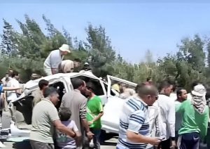 كارثة جديدة على "الإقليمي" قرب بني سلامة.. مصرع وإصابة العشرات في تصادم مروّع بين ميكروباصين