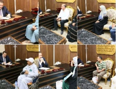 محافظ المنوفية يقرر صرف مساعدة لحالة إنسانية بقويسنا ويوجه بتسهيل إجراء تدخل جراحى لحالة مرضية .