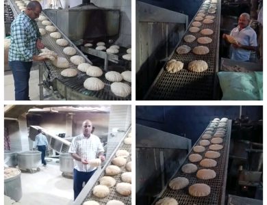 تحرير ٥٧ محضر تمويني متنوع خلال حملات رقابية على المخابز البلدية بالبحيرة