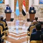 الرئيس السيسى يستقبل الرئيس الصومالي " حسن شيخ محمود " بمدينة العلمين