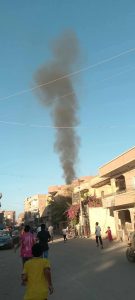 السيطرة على حريق محدود أعلى منزل بقرية ترسا في الفيوم دون إصابات