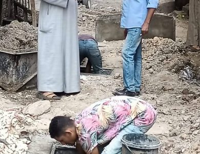 العشري يتابع استمرار العمل في الغرف المنزلية بالعضايمه باسنا جنوب الأقصر 