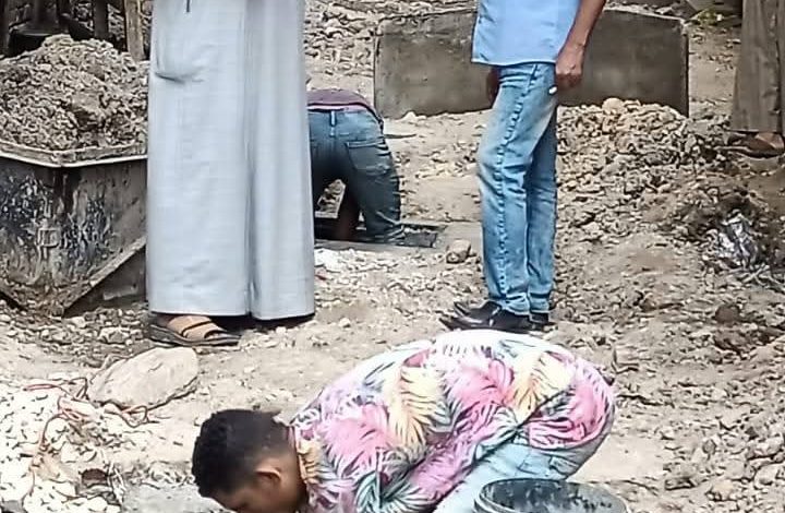 العشري يتابع استمرار العمل في الغرف المنزلية بالعضايمه باسنا جنوب الأقصر