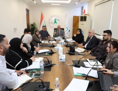 دائرة العيادات العراقية الطبية الشعبية تعقد اجتماعها الدوري لمناقشة واقع عمل المنظومة الوطنية للتتبع الدوائي