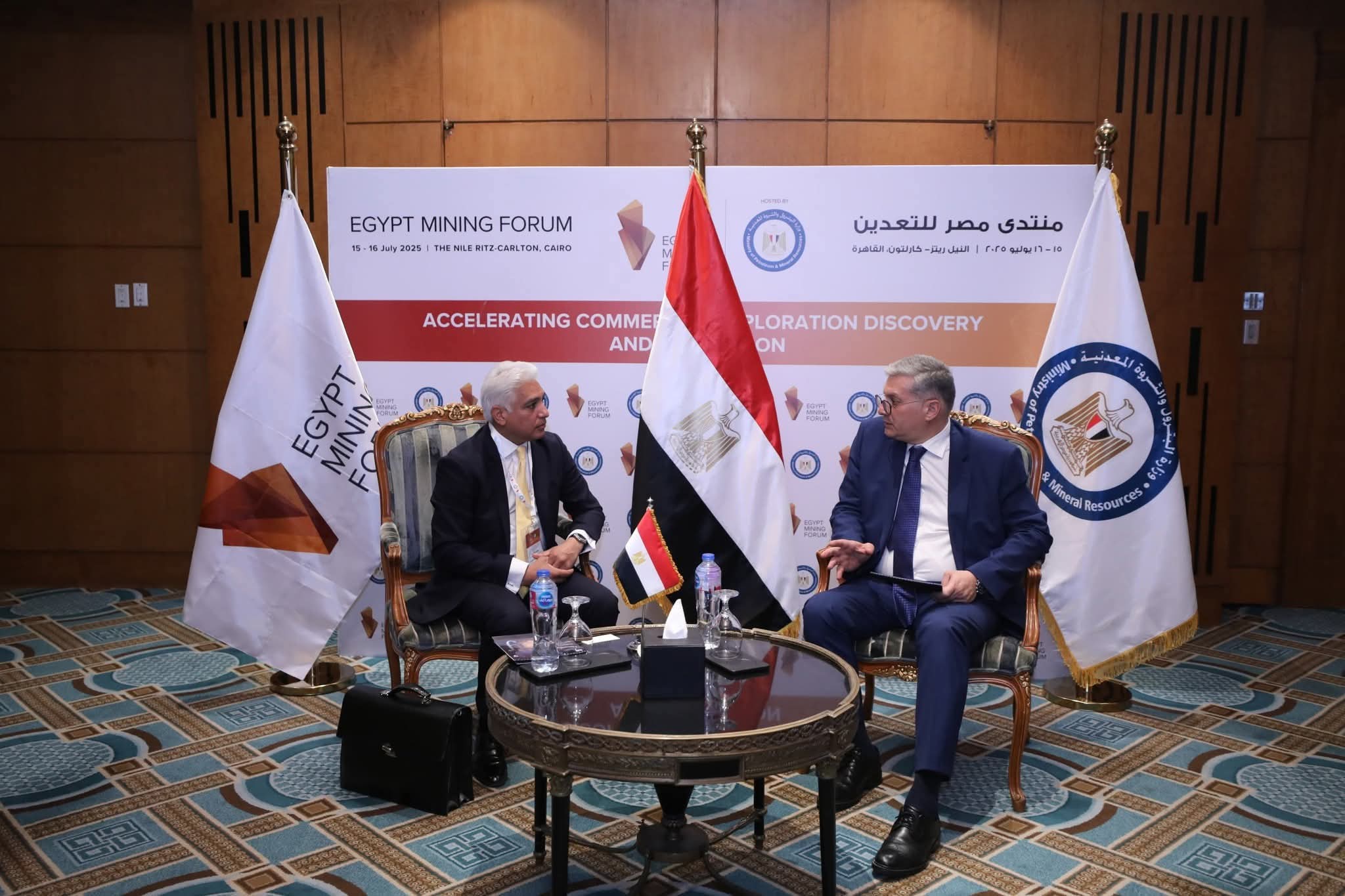 وزير البترول يلتقي رئيس أبرز بنوك الاستثمار المصرفي على مستوى العالم
