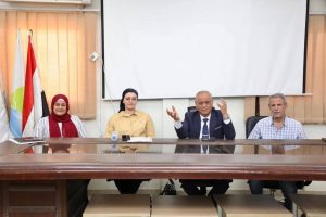 مياه أسيوط تستضيف طلاب آداب جامعة أسيوط في تدريب عملي على GIS