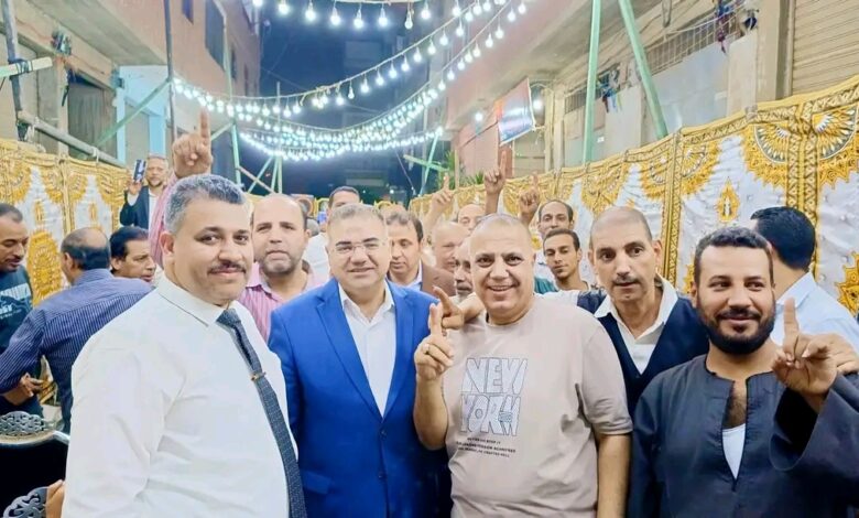 برلمان..ابناء الصعيد و العتموني ابناء محافظه القليوبيه يستقبلون مرشحهم