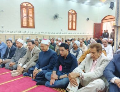 بحضور نائب محافظ سوهاج، وكيل وزارة الأوقاف بسوهاج يفتتح مسجد أبو بكر الصديق- نجع الحرجة- بلصفورة