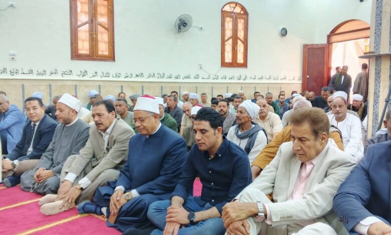 بحضور نائب محافظ سوهاج، وكيل وزارة الأوقاف بسوهاج يفتتح مسجد أبو بكر الصديق- نجع الحرجة- بلصفورة