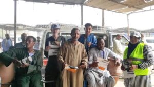 أسوان:تكثيف جهود التوعية للسائقين والمواطنين بمخاطر المخدرات ضمن مبادرة " أسوان بلا إدمان