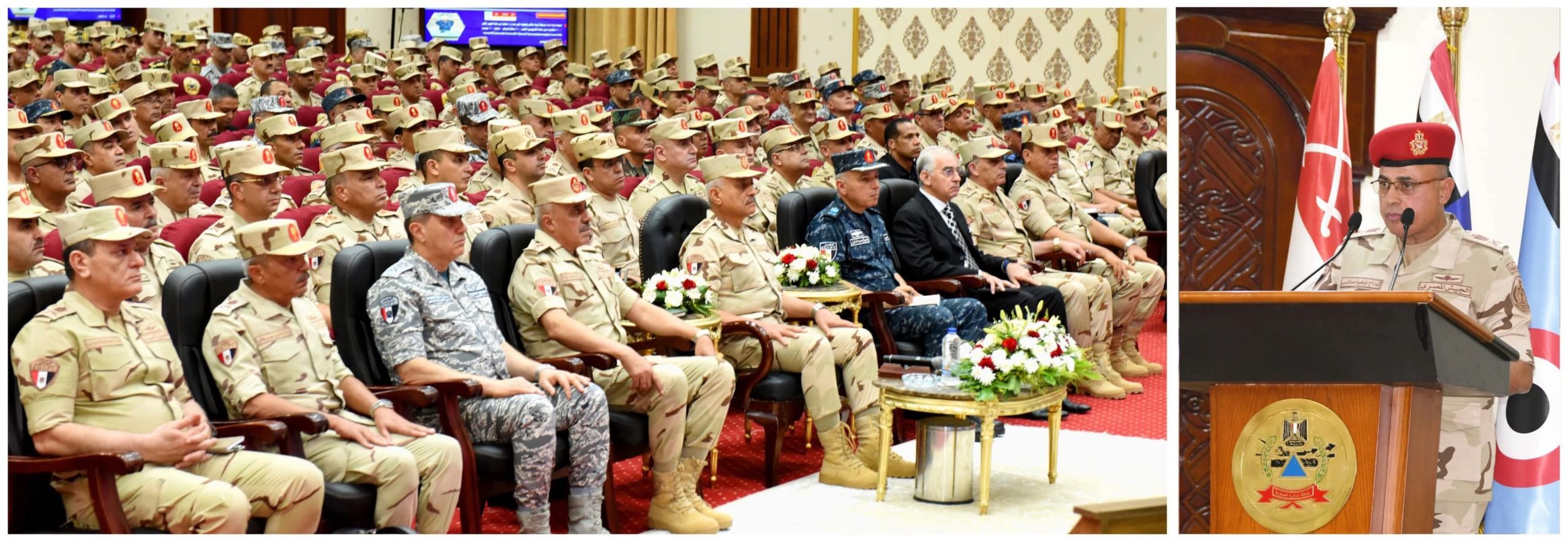 المتحدث_العسكرى : الفريق أول / عبدالمجيد صقر القائد العام للقوات المسلحة وزير الدفاع والإنتاج الحربى يلتقى عدداً من قادة وضباط القوات المسلحة بقيادة المنطقة المركزية العسكرية …