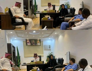 وحدة البيئة ببني مالك تستقبل وفدًا من "الحياة الفطرية" لبحث إنشاء محمية جبل بثرة