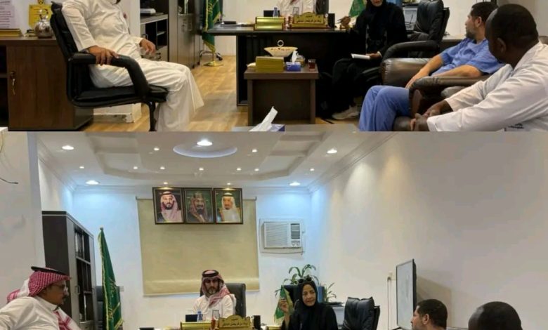وحدة البيئة ببني مالك تستقبل وفدًا من "الحياة الفطرية" لبحث إنشاء محمية جبل بثرة