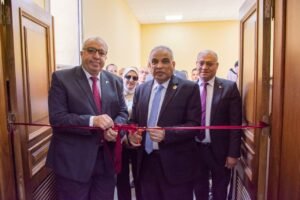 افتتاح أعمال تطوير ورفع كفاءة عدد من المنشآت التعليمية بكلية التجارة جامعة طنطا 